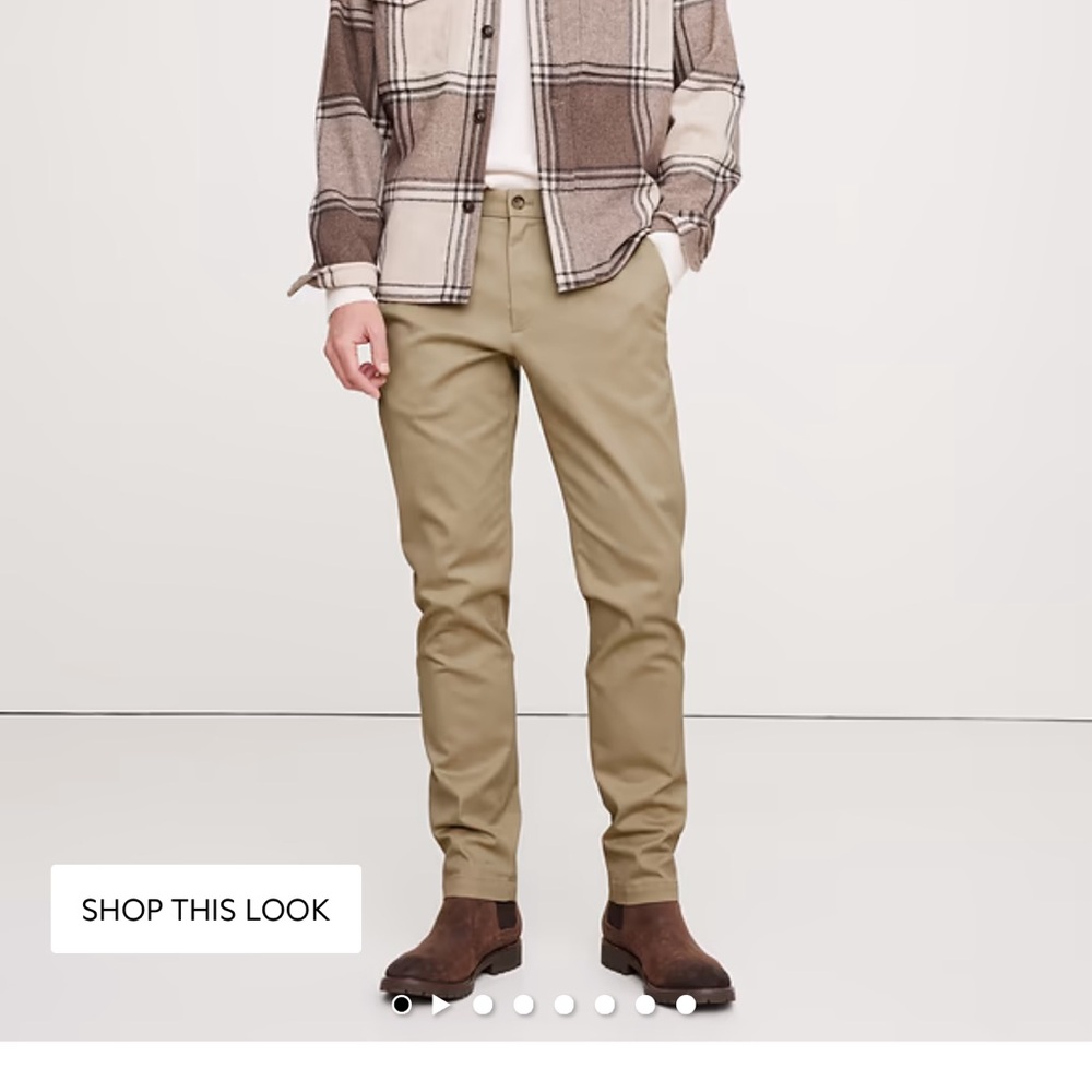 Never worn brown banana republic chinos